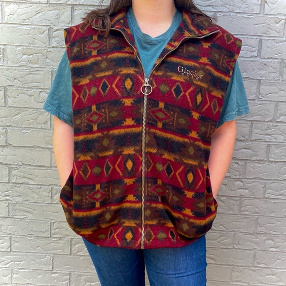 Glacier Park Patterned Vest - Picture 1 of 3